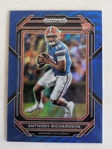 Anthony Richardson /249 - 2023 Prizm Draft Picks Blue Wave Rookie #104 Colts RC