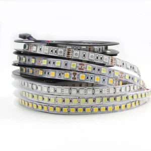 RGB LED Strip Lights Waterproof 5050 5M 12V 600 LEDs Tape string lamp white blue - Picture 1 of 9