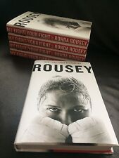 UFC MMA Ronda Rousey SIGNED Hardcover First Edition My Fight Your Fight Book