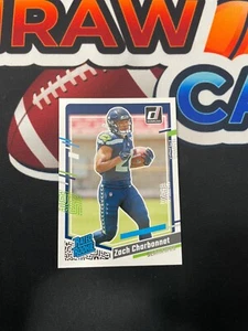 Carta calcio 2023 Donruss Rated Rookie RC #392 Zach Charbonnet Seattle Seahawks - Foto 1 di 2
