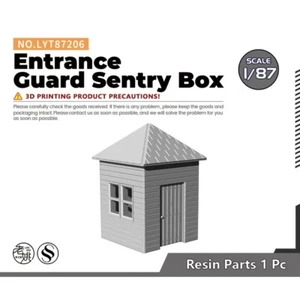 SSMODEL 206 1/87 HO Scale Scene Model Entrance Guard Sentry Box - Bild 1 von 2