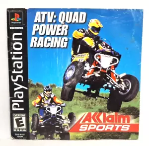 Vintage 2000 ATV Quad Power Racing PS1 Playstation 1 Instruction Manual Only - Picture 1 of 3