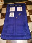 2009 Blanket Velvet Carpet Doctor Who Dr. TARDIS Police Box Throw X-mas Gift