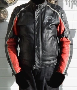 Harley Davison Vintage Leather Motor Cycle Jacket - Picture 1 of 8