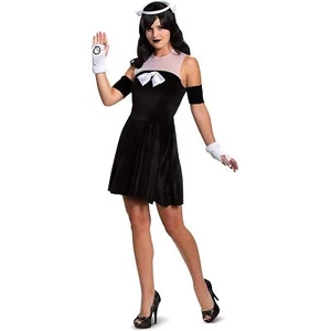 Alice Angel Bendy and The Ink Machine Womens Jr size 7/9 Dress Costume Disguise - Picture 1 of 3