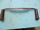 VINTAGE COOPERS CURVED DRAW KNIFE - 9 1/4" LONG BLADE - SIGNED, BUT UNREADABLE
