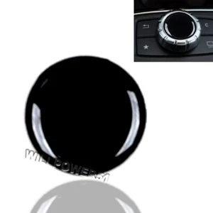 Gloss Black Media Selector Turn Knob Cover Trim Fits 12-15 W166 ML350 ML63 - Picture 1 of 4