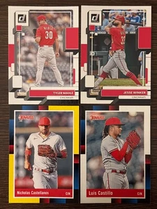 4 Cincinnati Red Baseball Cards - Picture 1 of 2