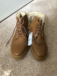 boys leather lace up boots