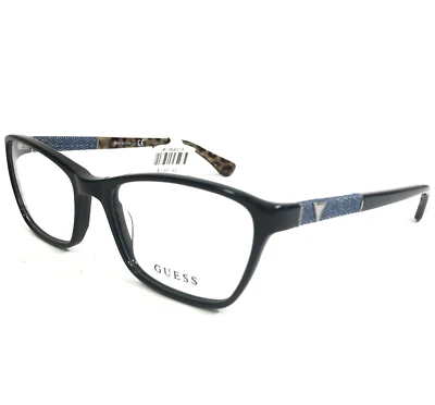 Monturas para gafas Guess GU2594 001 negro azul cuadrado denim gris 52-17-135 Foto 1 de 4
