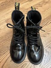Kids Doc Martens 1460 Glitter Boots Black Size 3