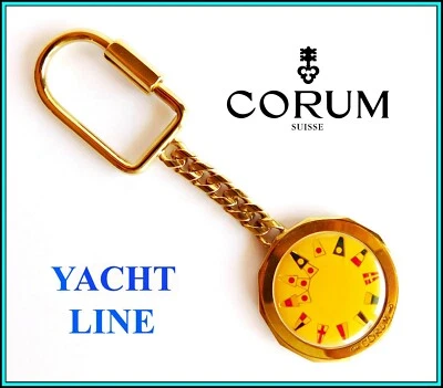 Llavero CORUM - Línea Yate - Copa Almirante - Chapado en Oro - En Caja - INUSUAL Foto 1 de 4