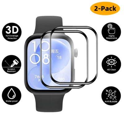 MITCOMM 2er-Pack Schutzfolie Für Huawei Watch Fit3 Displayschutz Film Panzerfolie
