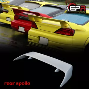 FRP Unpainted 326Power Rear Trunk Spoiler Wing Kit For Nissan 180SX S13 S14 S14A - Bild 1 von 12