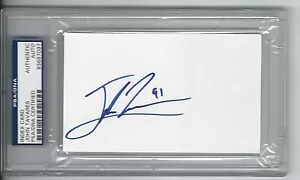 JOHN TAVARES TORONTO MAPLE LEAFS SIGNED INDEX CARD AUTOGRAPH PSA/DNA - Picture 1 of 1