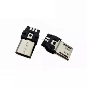 5 Pcs Micro USB Type B Male 5Pin SMT Socket Jack Connectors Port PCB Board - Picture 1 of 1