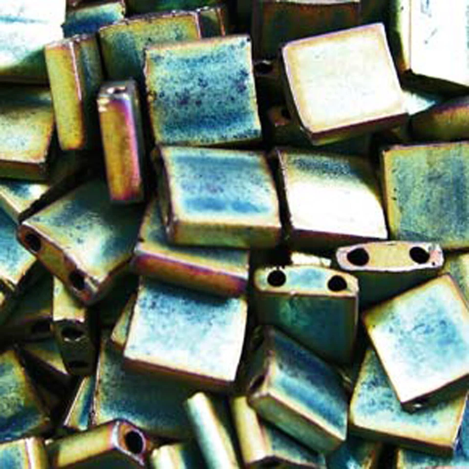 Miyuki Tila Seed Beads 5mm x 1 mm Iris Beads Approx. 7.2 Gram Many Colors - Image 1 of 1