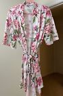 Show Me Your Mumu Robe Soft Knit Brie Pink Rose Floral Wedding Women's One Size
