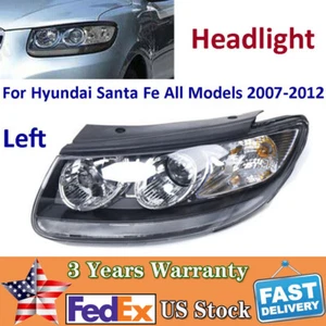 Conjunto de faros laterales del conductor para Hyundai Santa Fe 2007-2012 6 pines LH - Imagen 1 de 10