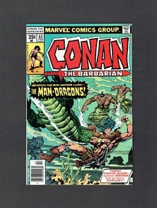 Conan the Barbarian #83 Vs. The Man-Dragons Marvel Comics Bronze Age 1977 VF/NM - Foto 1 di 2