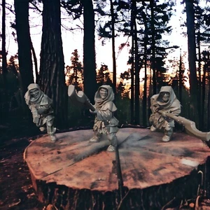 Orc Scout Spearmen X3 Figures - Ideal MESBG, LOTR, etc 28mm Wargames - Picture 1 of 8