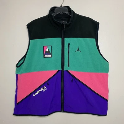 Jordan Mountainside Polar Tec Utility Fleece Vest Men’s Sz 3XL Colorblock - Image 1 of 4