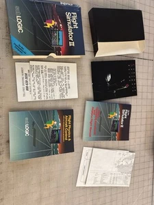 Flight Simulator II (1983) subLOGIC CIB for Commodore 64 w/ Map, Manuals, Disk - Picture 1 of 6