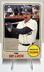 Tom Selleck Detroit Tigers Private Eye 1968 stile carta BELLO! - Foto 1 di 2