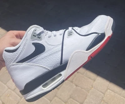 Size 8.5 - Nike Air Flight 89 White Black - Image 1 of 4