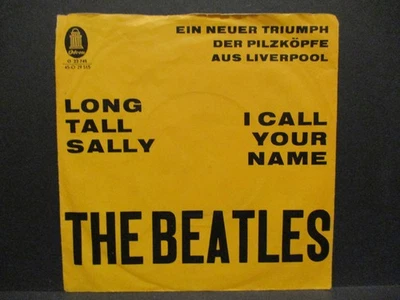 THE BEATLES  7" : LONG TALL SALLY / I CALL YOUR NAME = 1964 Schriftcover - Bild 1 von 4