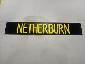 NETHERBURN - Hamilton Depot 289 Scottish Bus Destination Blind 36” - Picture 1 of 11