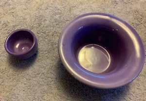 Lila Keramik Potpourri Stövchen Tasse oder Schale & Kerzenhalter OHNE GESTELL, unbenutzt - Bild 1 von 3