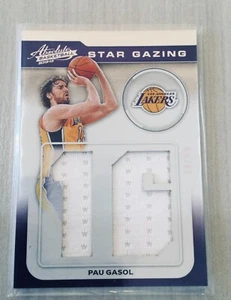 Pau Gasol 2012-13 Absolute Star Gazing Jersey Numbers Game Used Jersey Card /49 - Picture 1 of 1