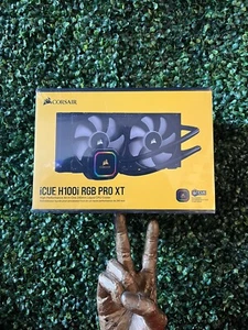 Corsair iCUE H100i RGB PRO XT AIO Liquid CPU Cooler 240mm NEW USA FAST SHIPPING - Afbeelding 1 van 1