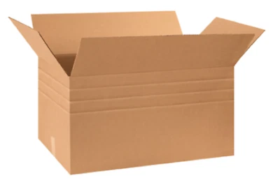 20-40 Pack Multi Depth Shipping Box 30x17x16 Corrugated Cardboard Cartons Mailer - Image 1 of 4