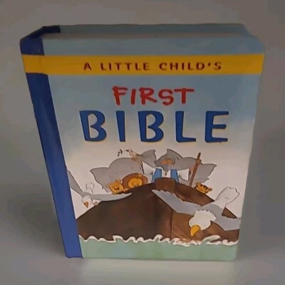 A Little Child's First Bible Small Board Book Illustrated Bible Stories Jesus - Image 1 of 4