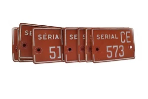 Red White Serial Plates CE - (21 Plates) - Bild 1 von 2