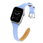 38/49Mm Women Slim Leather Flowers Band Strap For Apple Watch Ultra 8 7 6 5 4 Se