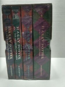 Scholastics Harry Potter Collection Set Of The First Four Books 1999 Sealed