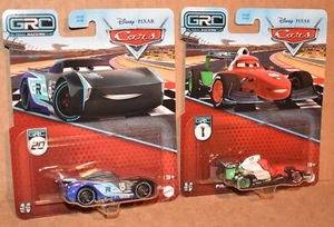 DISNEY PIXAR CARS FRANCESCO BERNOULLI & JACKSON STORM GRC GLOBAL RACERS NEW - Picture 1 of 8