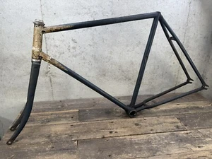 Vintage Pre War Bike Frame And Fork Old School - Picture 1 of 23