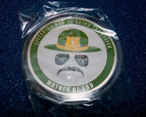 Super Troopers Colorized 1oz .9999 Silver Round Littering And Smoking The Reefer - Picture 1 of 6