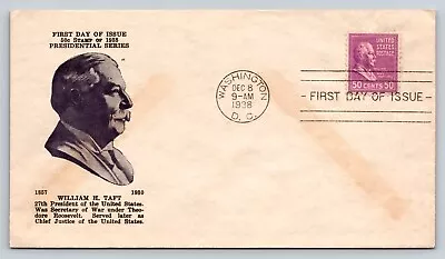 FDC 50 Cent Stamp of 1938 Presidential Series Prexie William H. Taft Cachet #831 - Image 1 of 2