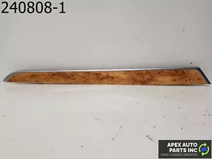 OEM 2008 Audi A6 3.1L Sedan Front Right Door Trim Panel Garnish Wood Grain - Picture 1 of 10