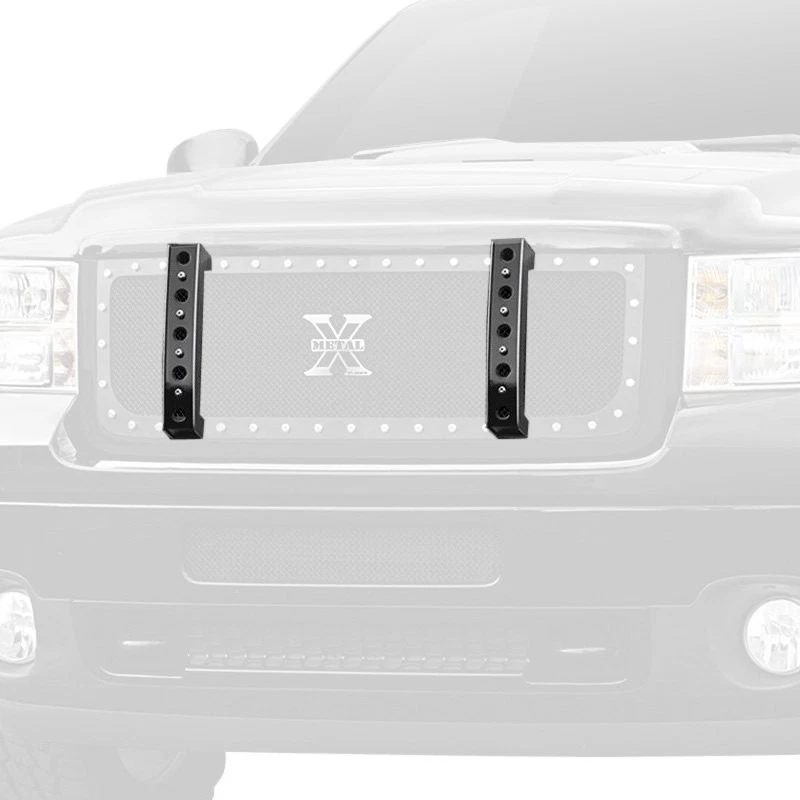 For GMC Sierra 1500 2007-2013 T-Rex X-Metal Series Black Brushed Baja Bars Foto 1 de 3