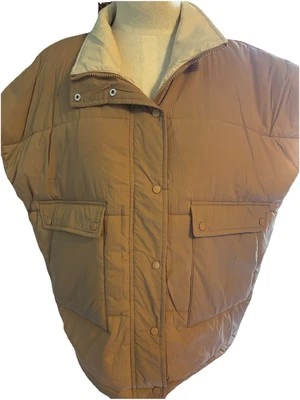 Chaleco Blakeley Boutique Plus Bronceado Hinchado Ligero Mujer Talla 3x Foto 1 de 4