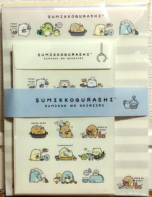 San-X Sumikko Gurashi Zeichen Band Brief 24 Umschläge 12 SET 2025 HERGESTELLT IN JAPAN - Bild 1 von 2