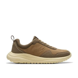 Clarks Mens LT 360 Lace Dark Sand Nubuck Shoes - Picture 1 of 7