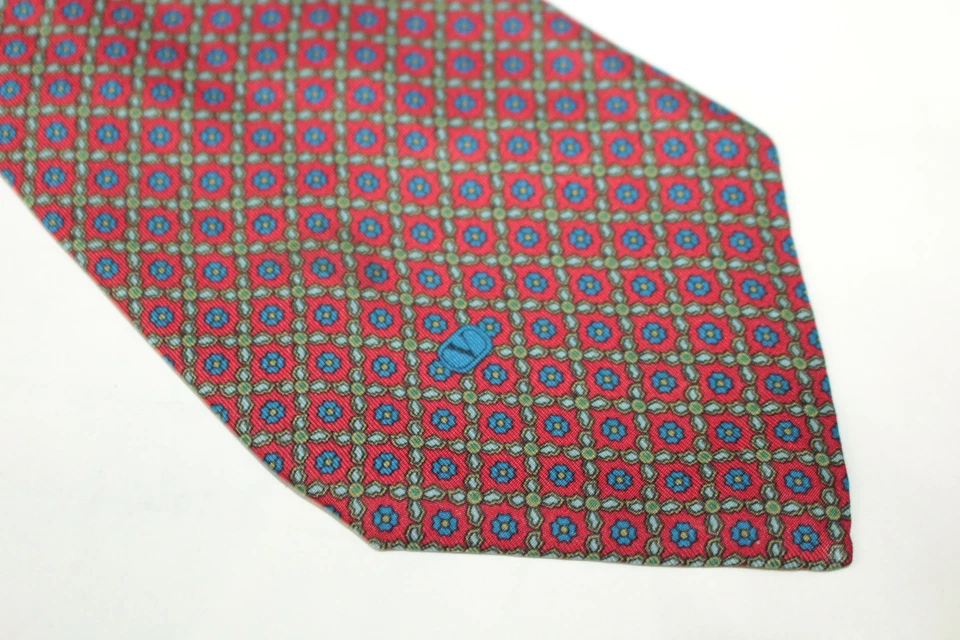 Gravata de seda VALENTINO F85732 fabricada na Itália - Imagem 1 de 4