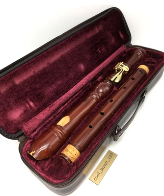 YAMAHA recorder tenor BAROQUE Concert Music Instruments with case From Japan - Image 1 of 4